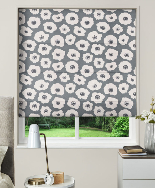 Made To Measure Roman Blinds Vallmo Carbon