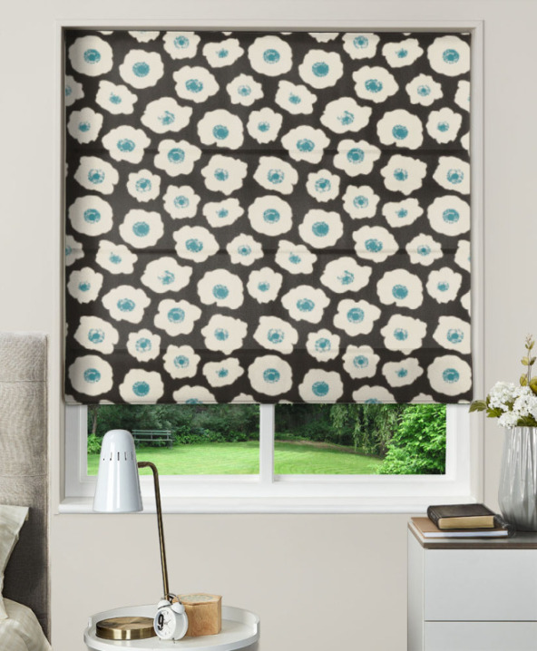 Made To Measure Roman Blinds Vallmo Chocolate