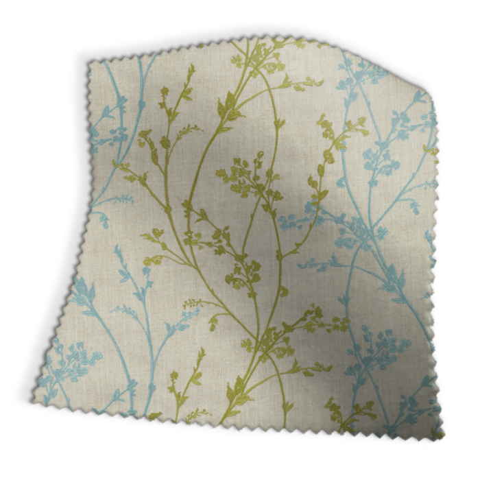 Made To Measure Roman Blinds Whisp Embroidery Pistachio Swatch