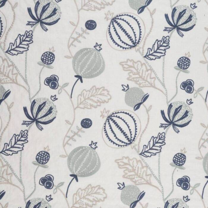 Made To Measure Curtains Saleem Moonstone Flat Image