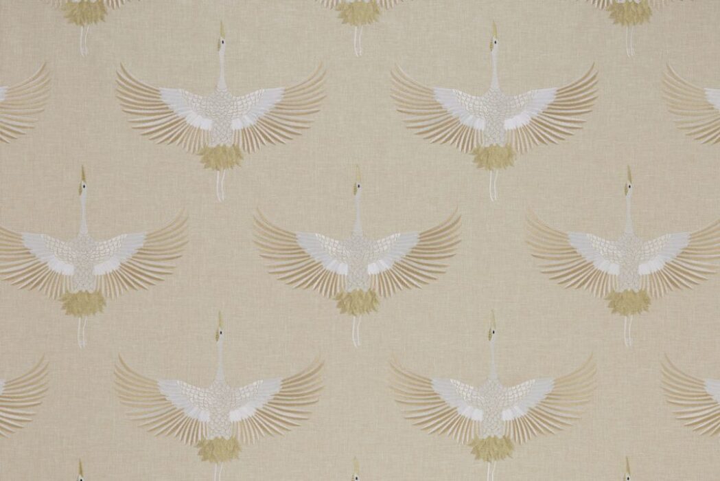 Demoiselle Gold Fabric Flat Image