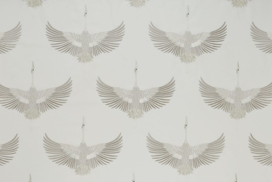 Demoiselle Silver Fabric Flat Image