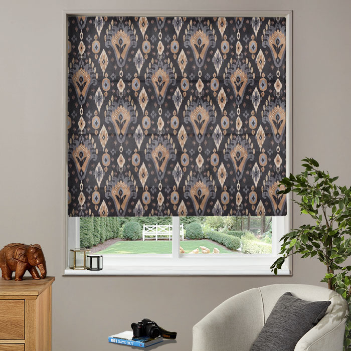 Roman Blind in Kasbah Anthracite