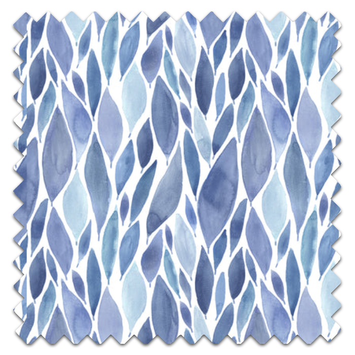 Koyo Cobalt Roman Blind Fabric Sample
