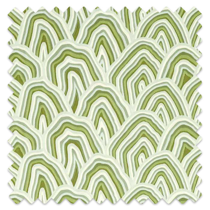 Swatch of Kumo Seaglass/Forest/Silver Willow