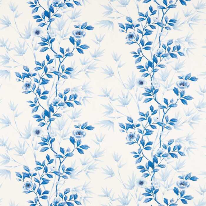 Lady Alford Porcelain/China Blue Fabric by Harlequin