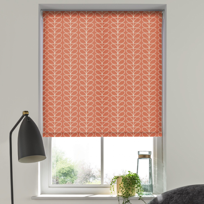 Linear Stem Tomato Light Filtering Roller blind