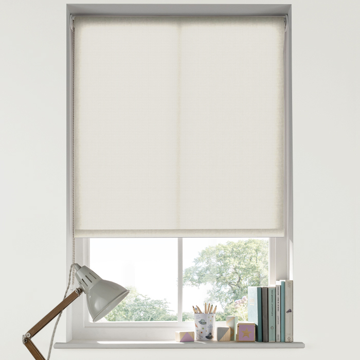 Loire White Cloud Roller Blind