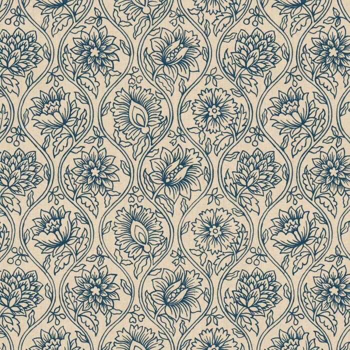 Lotus Midnight Fabric by The Pure Edit