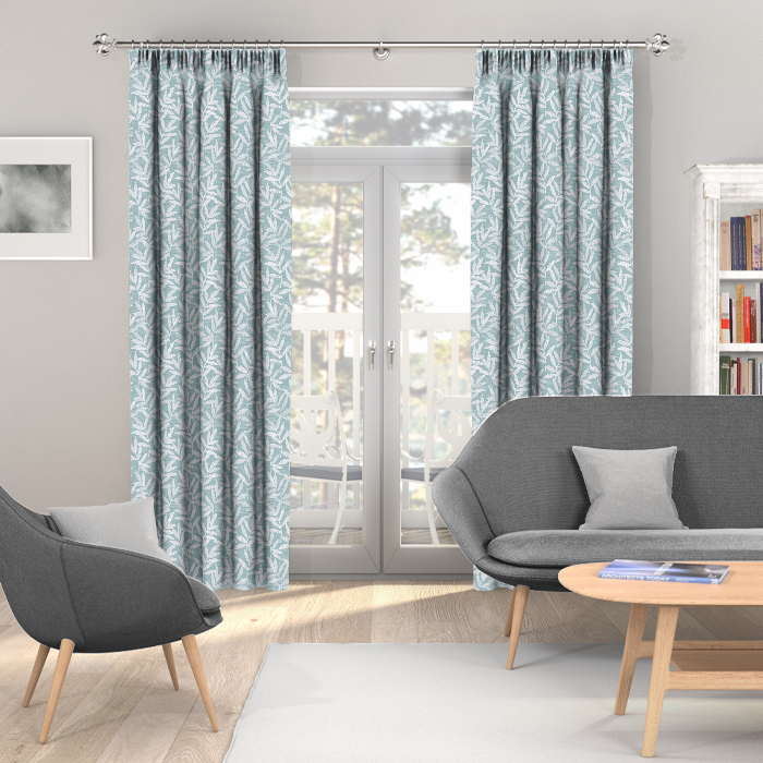 Made To Measure Curtains Ashton Teal