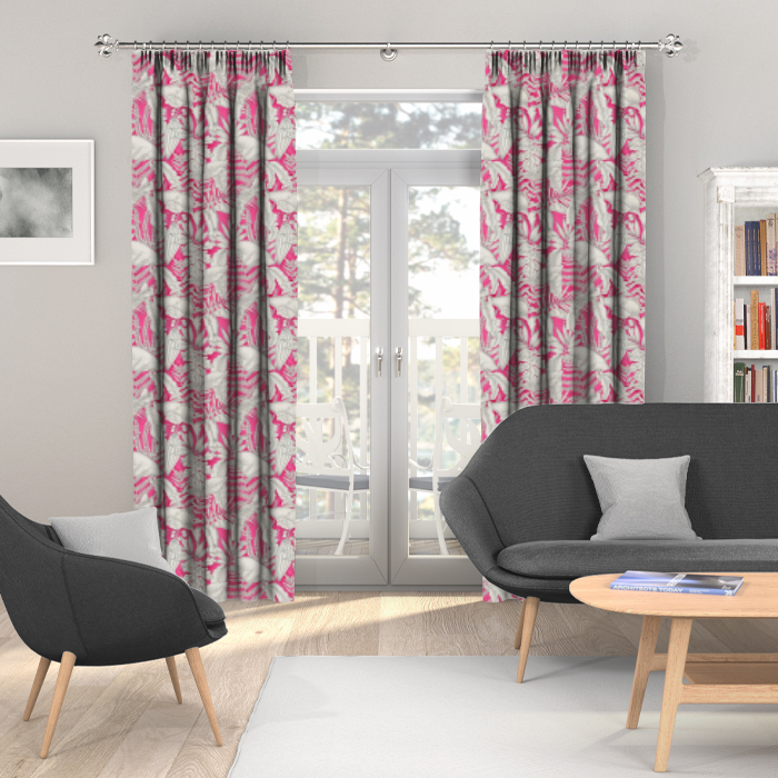 Made To Measure Curtains Caicos Begonia