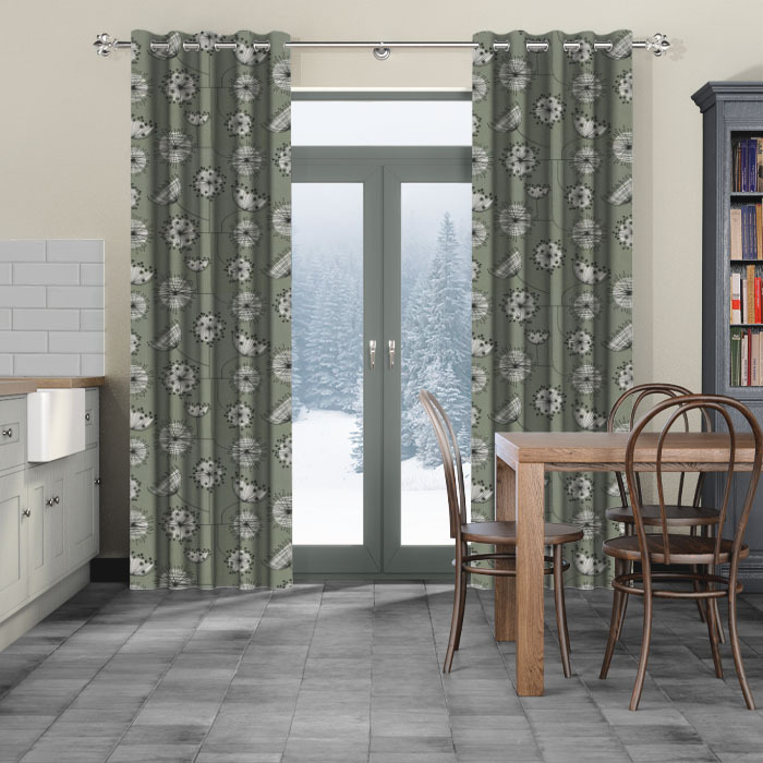 Curtains Dandelion Mobile French Grey