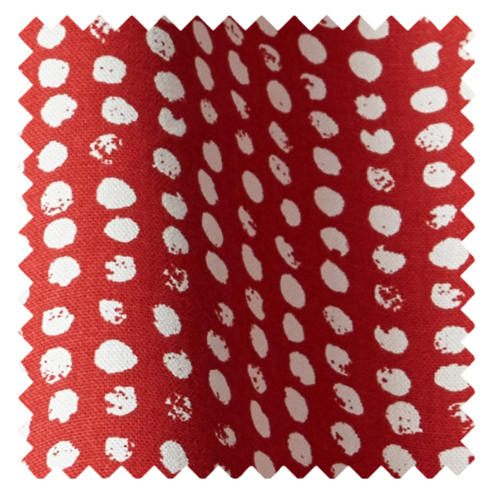 Made To Measure Curtains Dot Dot Scarlet Swatch 1