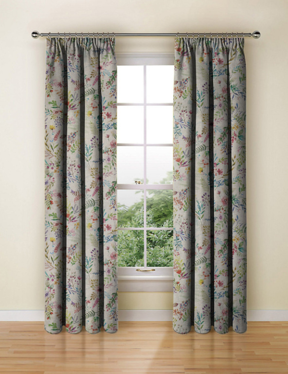 Made To Measure Curtains Forget Me Not Linen 1