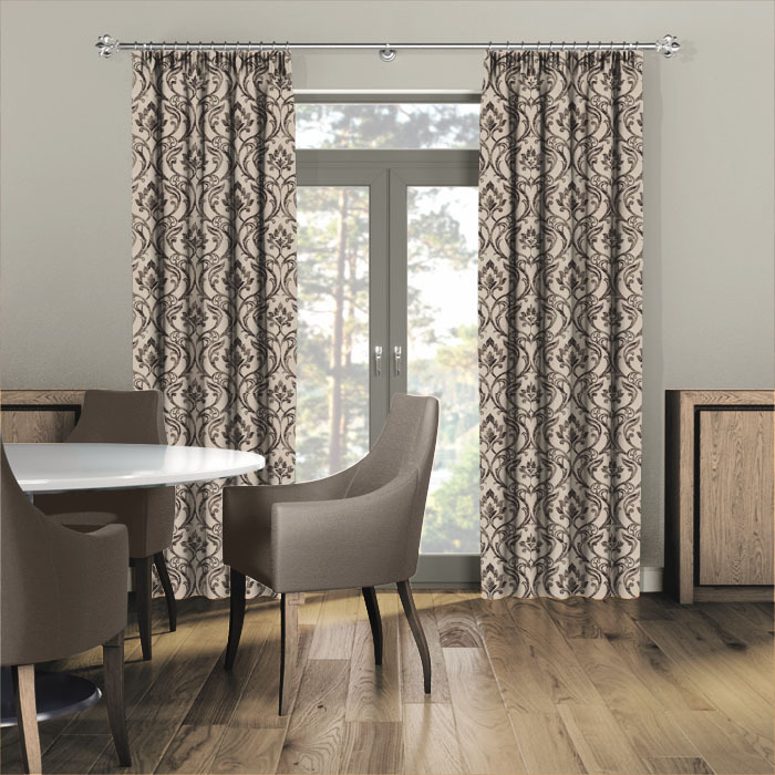 Curtains in Leyburn Charcoal