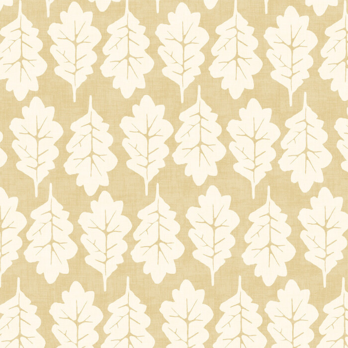 Oak Leaf Ochre Fabric