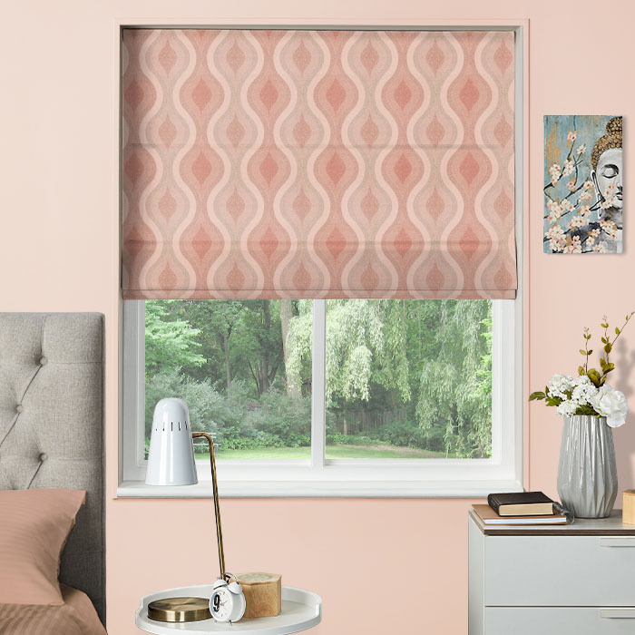 Roman Blind Deco Blush