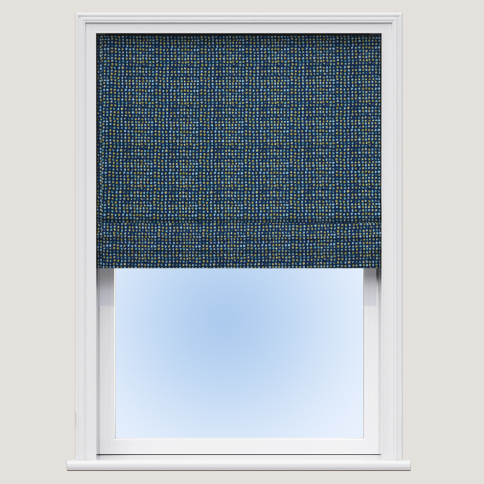 Made To Measure Roman Blind Dot Dot Capri