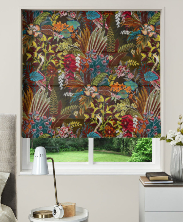 Made To Measure Roman Blind Hidden Paradise Calypso