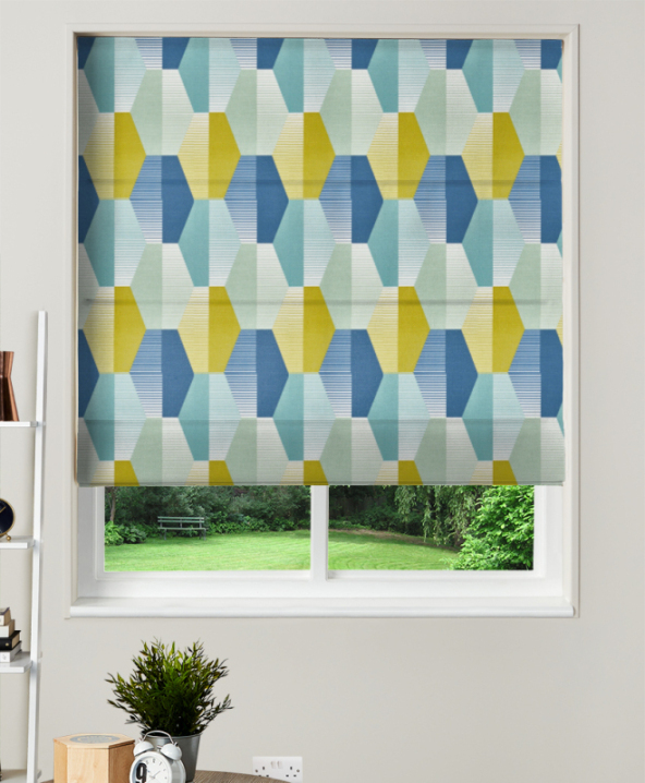 Made To Measure Roman Blind Hip Hop Lemon