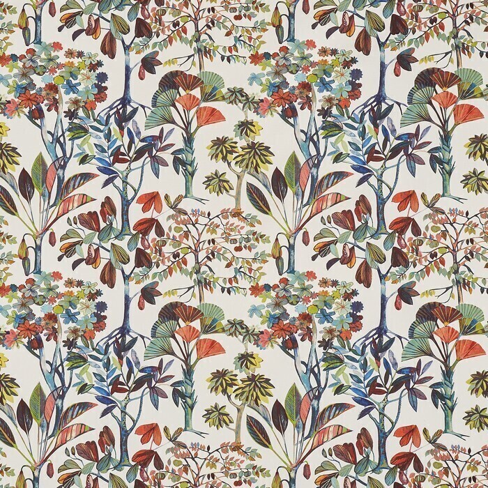 Made To Measure Roman Blind Lagoon Coral Reef