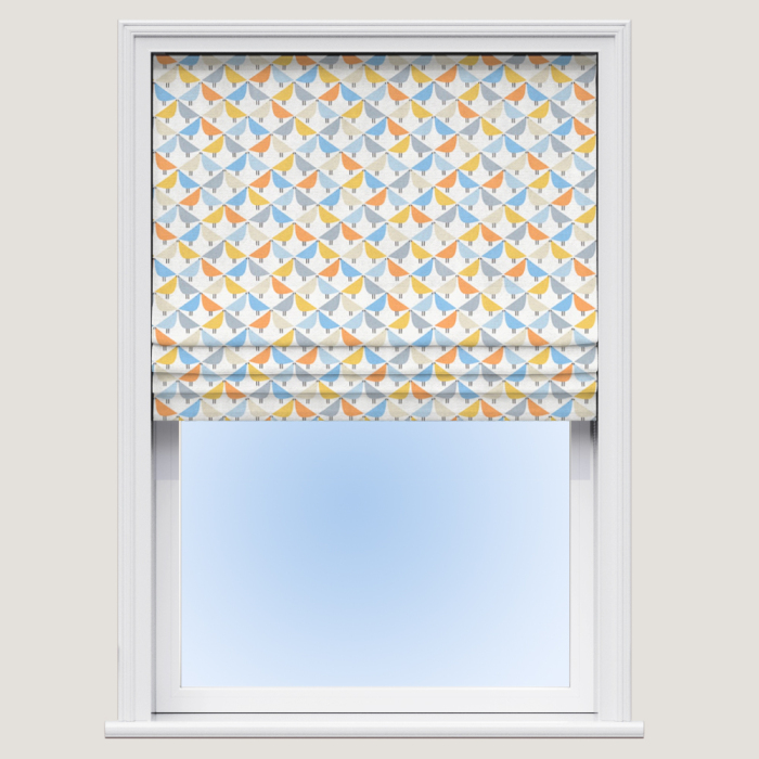 Lintu Satsuma Sky Pebble Roman Blind