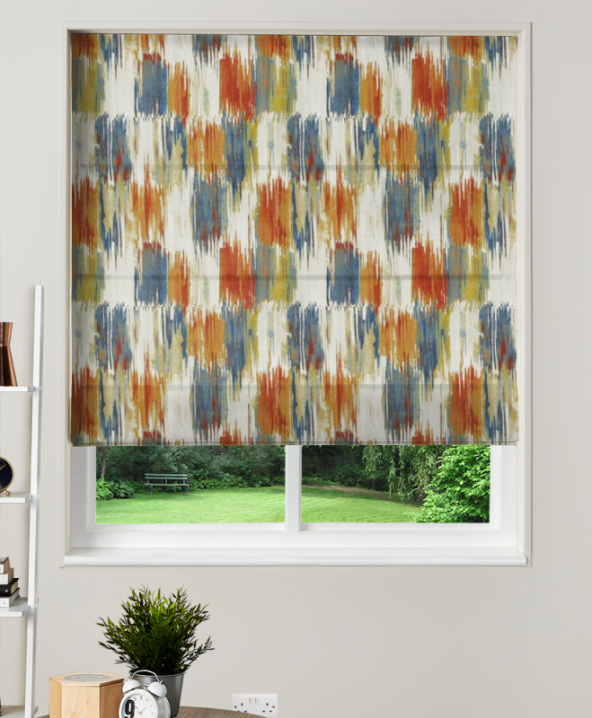 Made To Measure Roman Blind Long Beach Tango