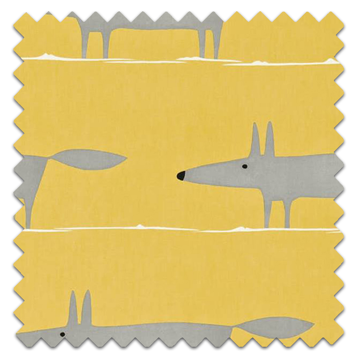 Swatch of Mr Fox Sunflower Gull Chalk