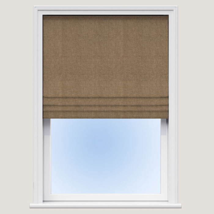 Made To Measure Roman Blind Oslo Cappuccino