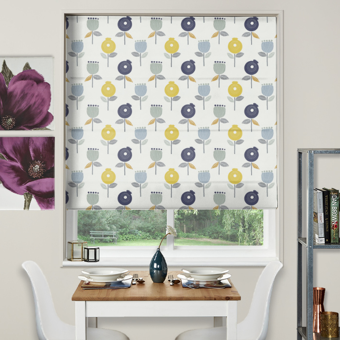 Roman Blind in Pomegranate Ochre