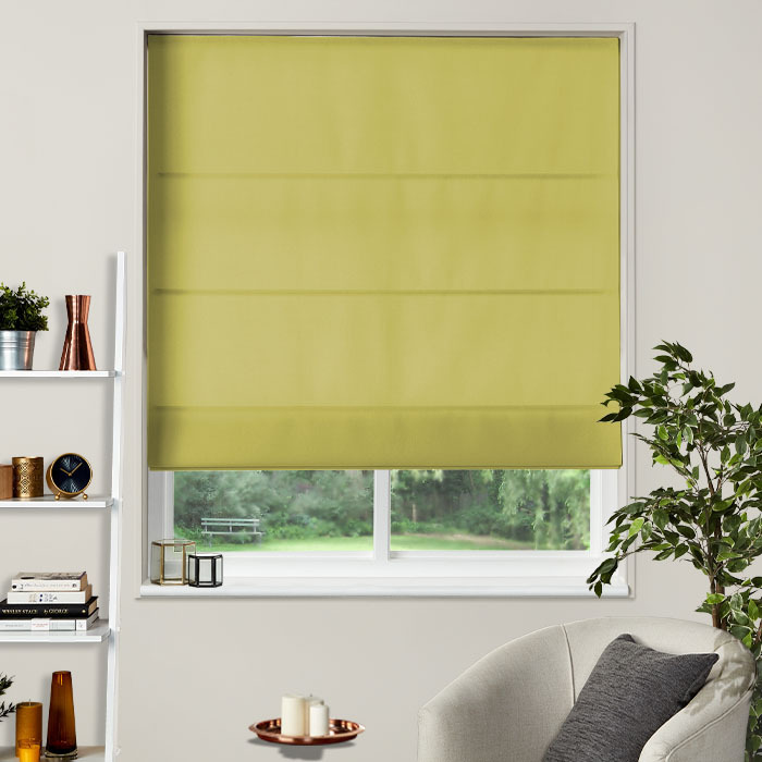 Renzo Citrus Roman Blinds