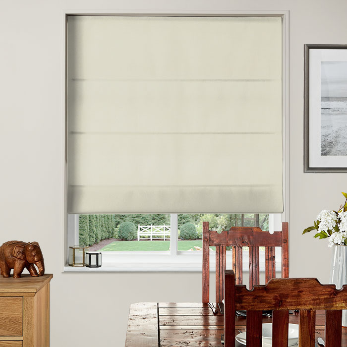 Renzo Cream Roman Blinds