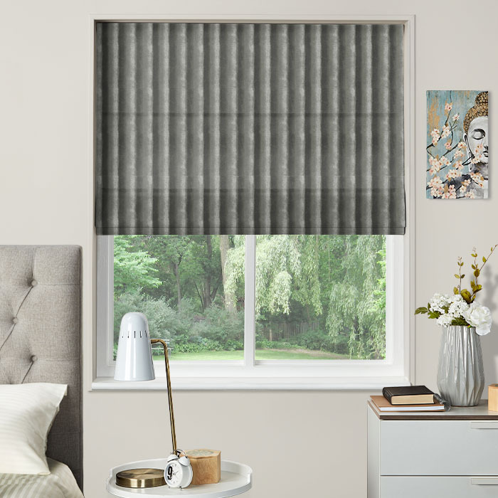 Roman Blind in Rhythm Ash