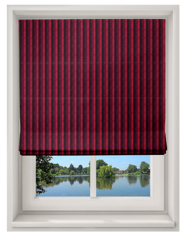 Made To Measure Roman Blind Rhythm Claret