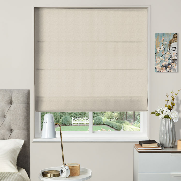 Roman Blind Rosecliff Alabaster