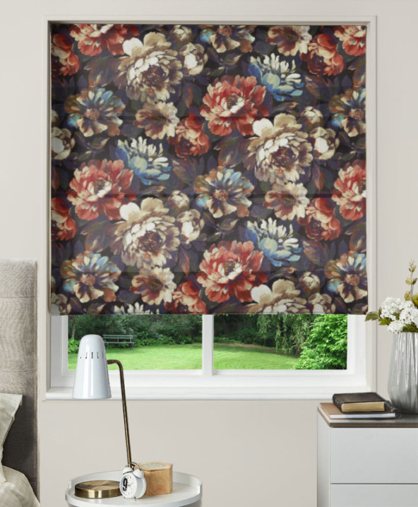 Made To Measure Roman Blind Secret Oasis Hertitage