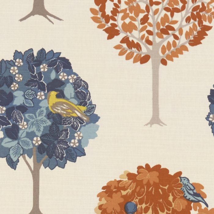 Made To Measure Roman Blind Sherwood Denim/Spice