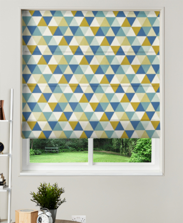 Made To Measure Roman Blind Swing Lemon