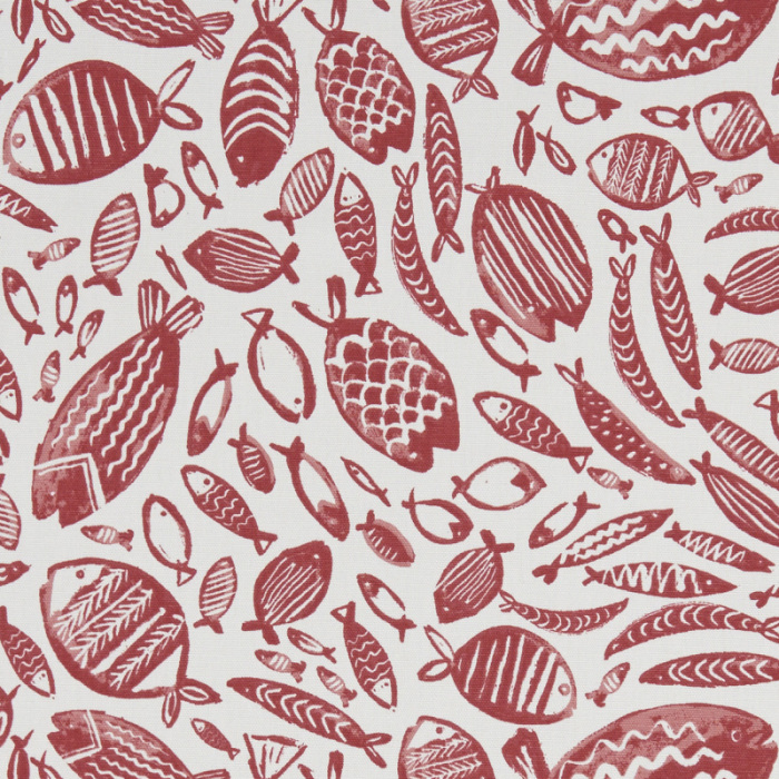 Made To Measure Roman Blind Trawler Red