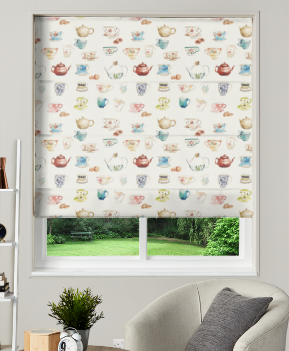 Made To Measure Roman Blinds Afternoon Tea Cream 1