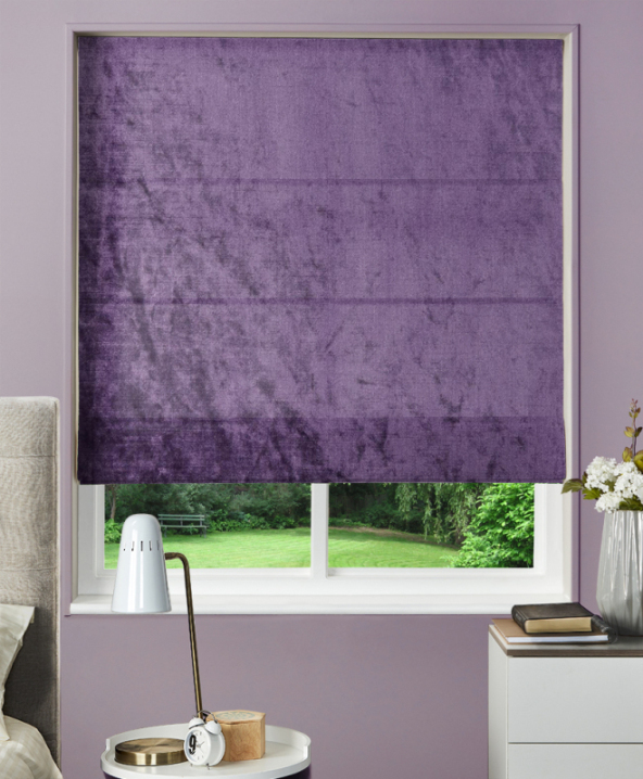 Made To Measure Roman Blinds Allure Grape