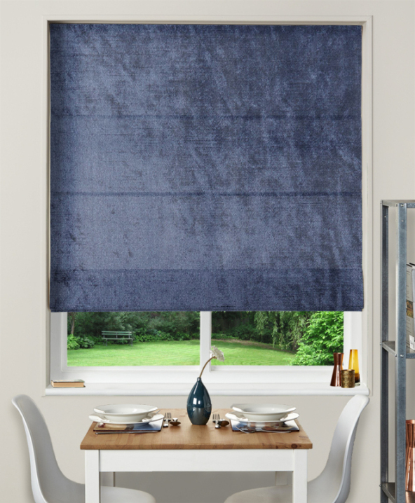 Made To Measure Roman Blinds Allure Midnight