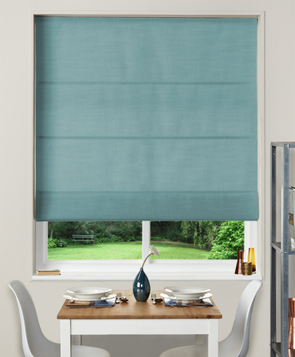 Made To Measure Roman Blinds Amalfi Bluebird