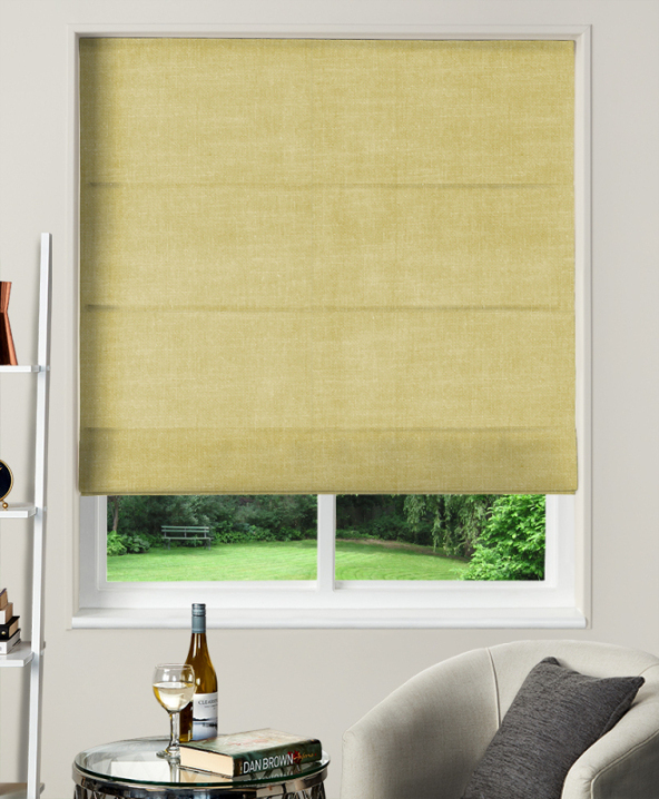 Made To Measure Roman Blinds Amalfi Chartreuse