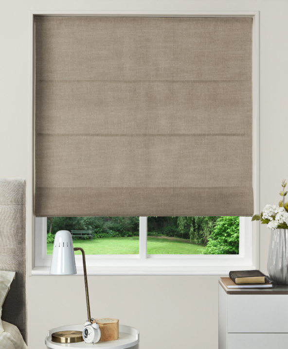 Made To Measure Roman Blinds Amalfi Cocoa