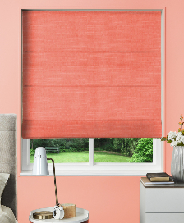 Made To Measure Roman Blinds Amalfi Coral