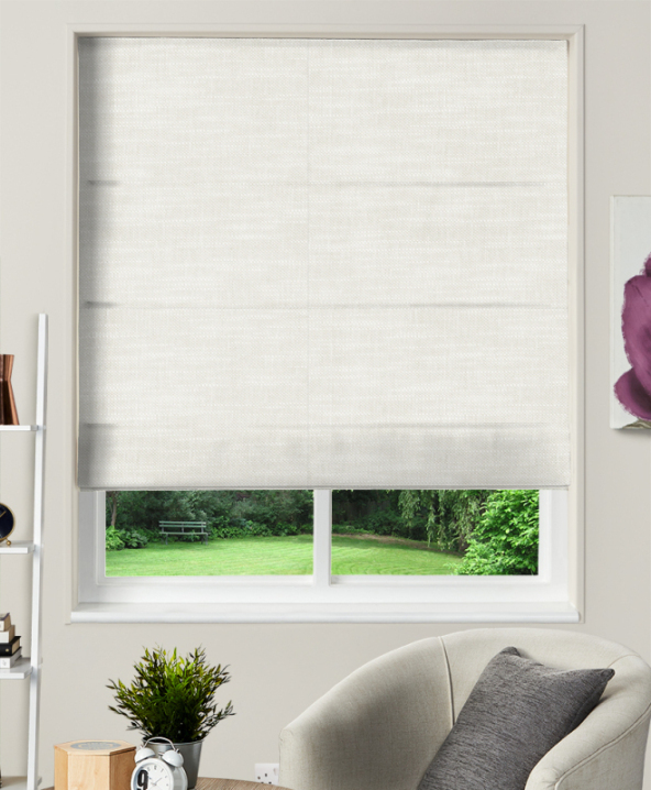 Made To Measure Roman Blinds Amalfi Ivory