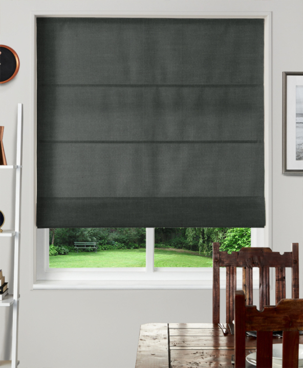Made To Measure Roman Blinds Amalfi Raven