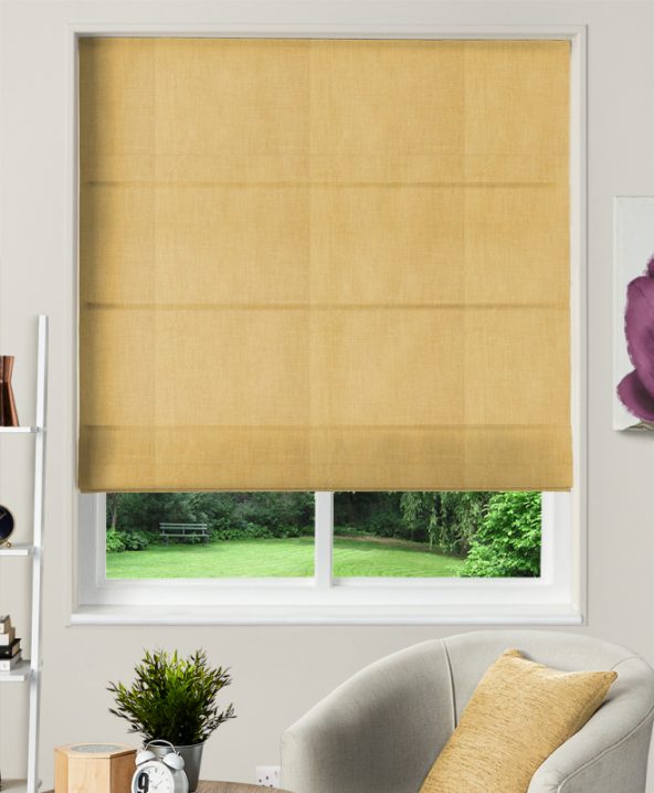 Made To Measure Roman Blinds Angelo Saffron