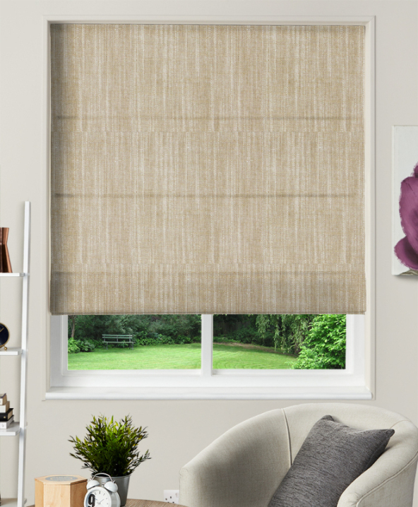 Made To Measure Roman Blinds Biarritz Bamboo